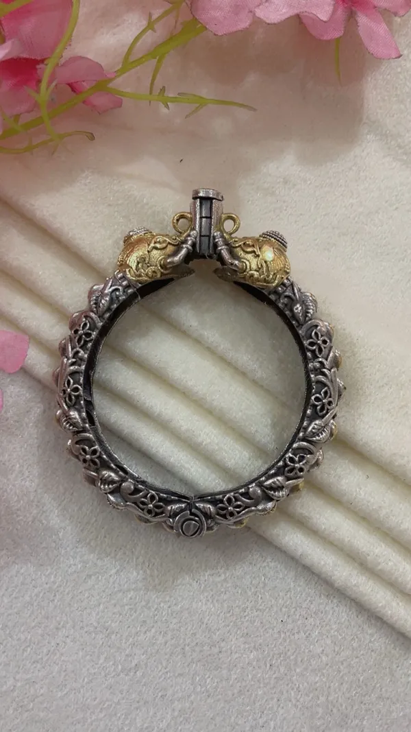 Gold_Silver_Oxidised_Elephant_Kada_Bracelet_for_Women