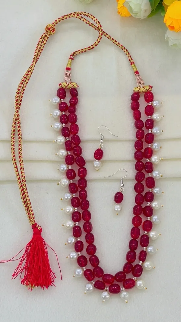 Red_Beaded_Necklace_Set_for_Women