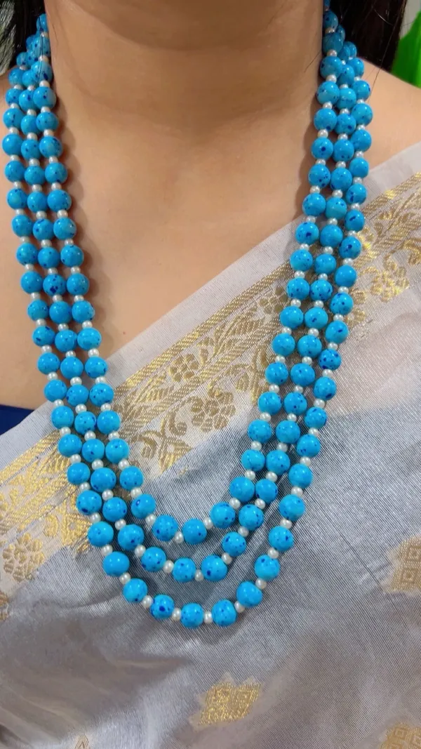 Blue_Beaded_Layered_Necklace_for_Women