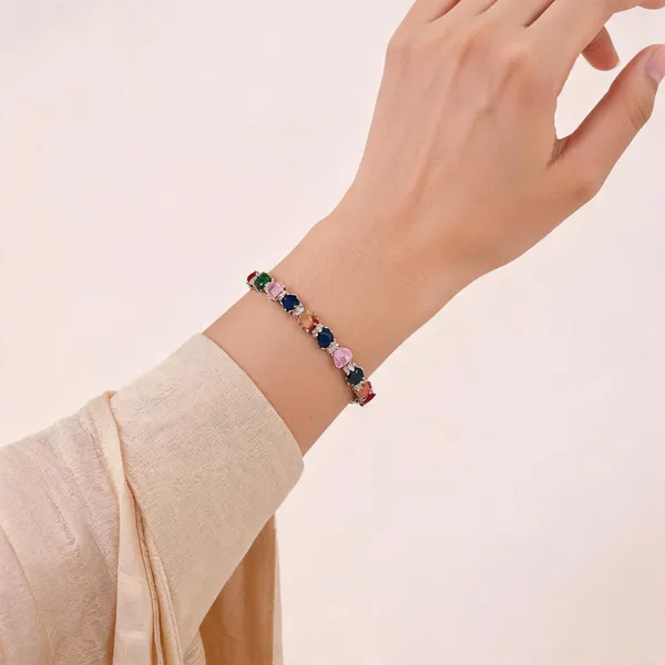 Multicolour_Gemstone_Bracelet_for_Women