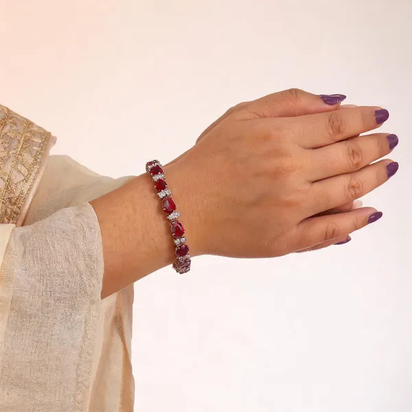 Red_Stone_Link_Bracelet_for_Women