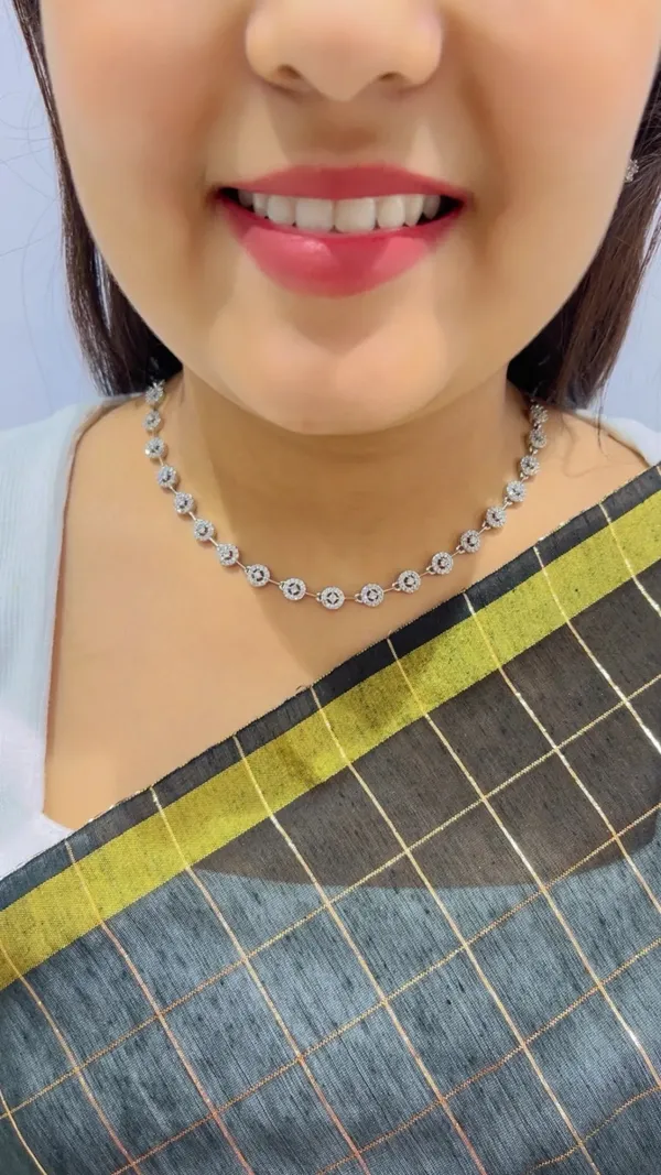 Silver_Tone_Stone_Link_Necklace_for_Women