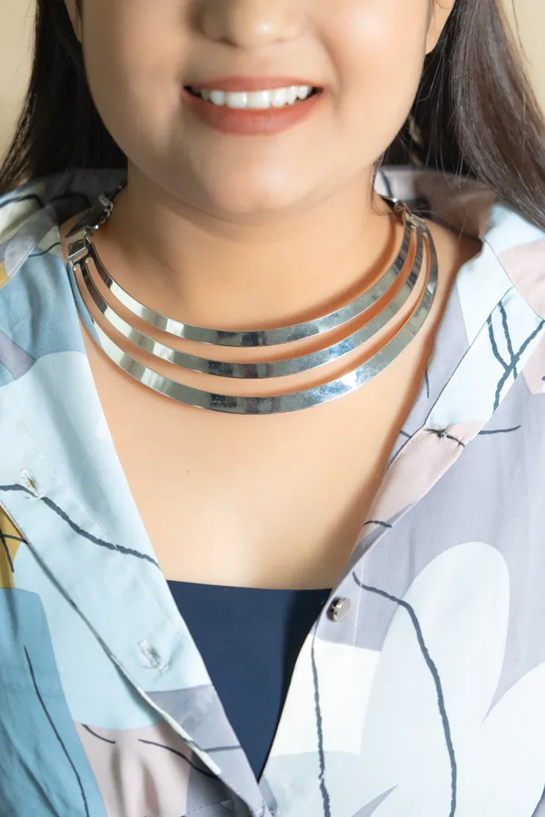 Silver_Tone_Layered_Collar_Necklace_for_Women