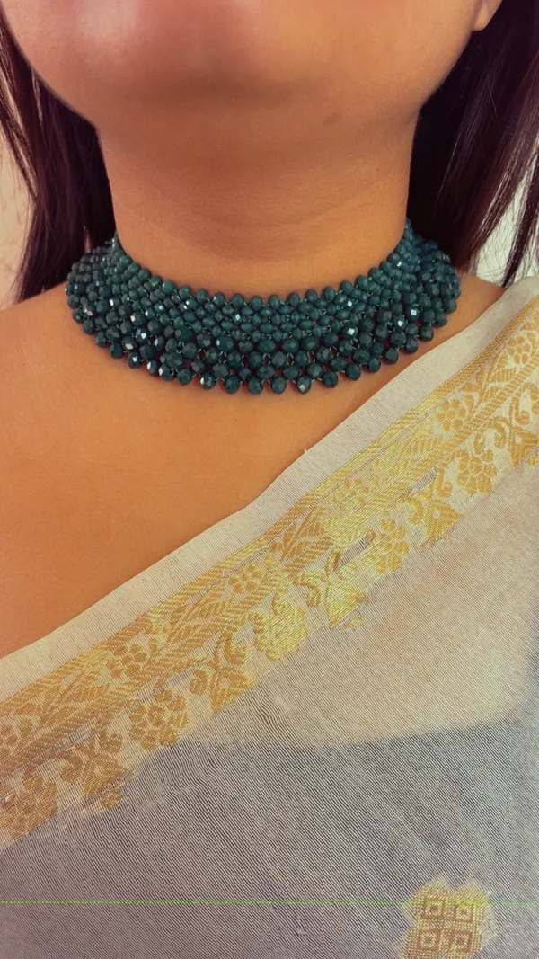 Green_Beaded_Choker_Necklace_for_Women
