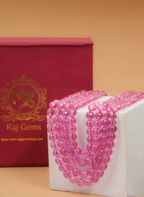 Pink_Beaded_Layered_Necklace_For_Women