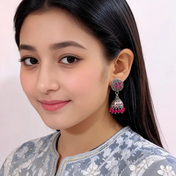 Silver_Oxidized_Jhumka_Earrings_for_Women
