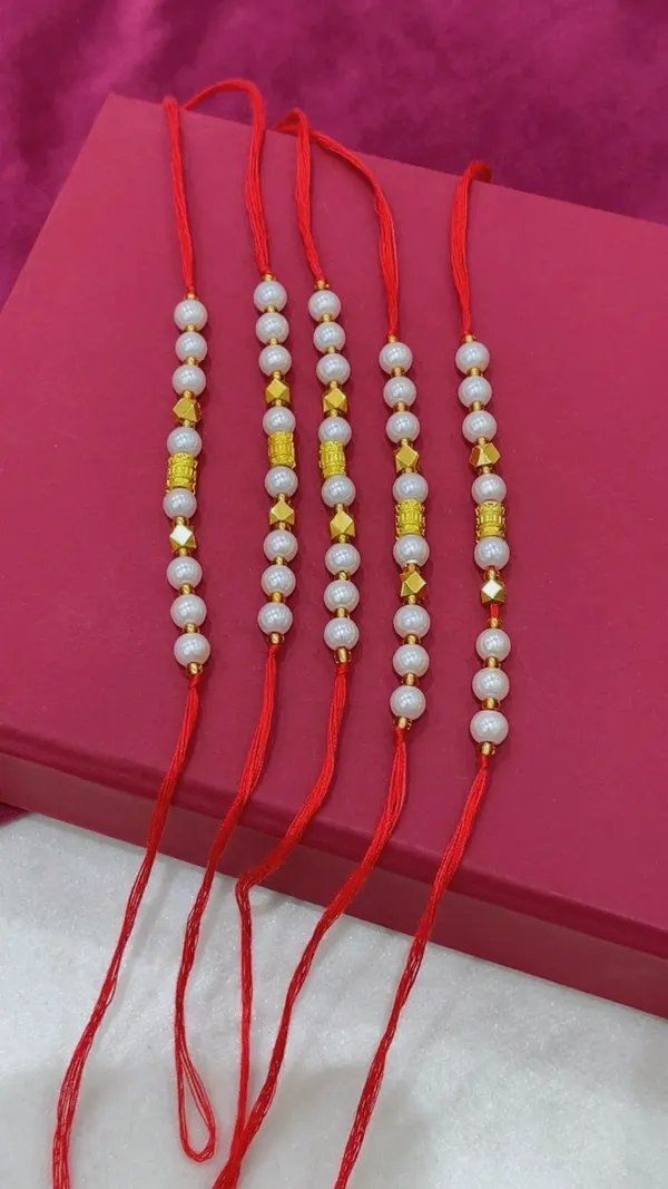 Red_Thread_Pearl_Bead_Rakhi_Set_for_Brothers