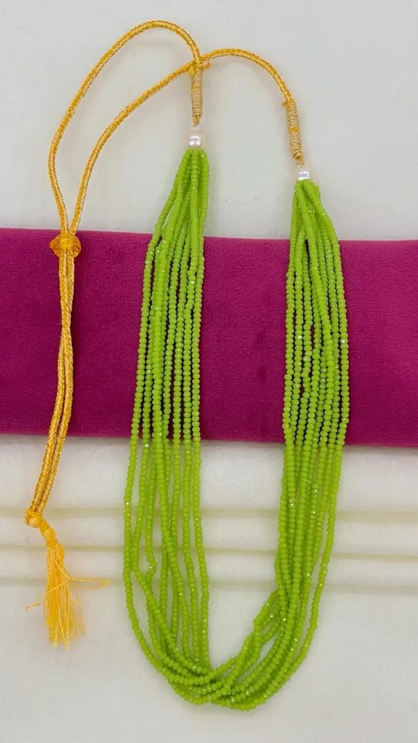Green_Beaded_Multi-Strand_Necklace_for_Women