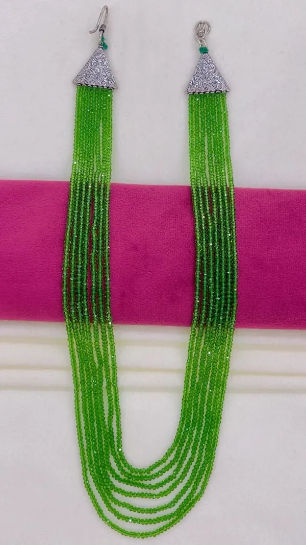 Green_Beaded_Layered_Necklace_for_Women