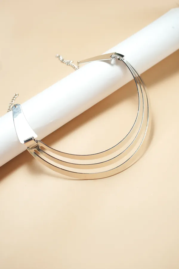 Silver_Tone_Layered_Collar_Necklace_for_Women