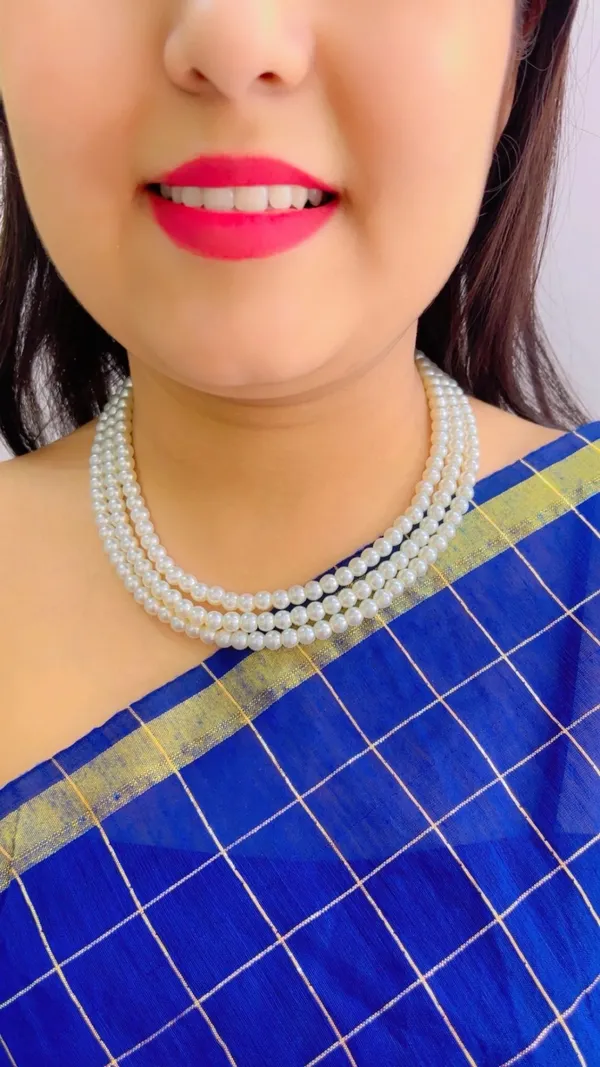 White_Pearl_Multi_Strand_Necklace_for_Women
