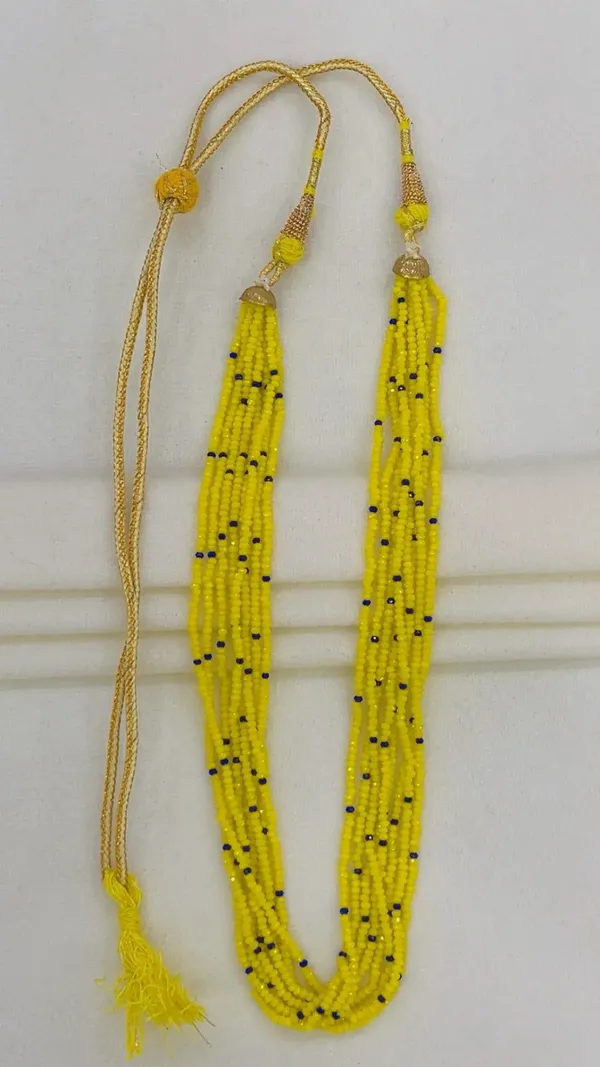 Yellow_Beaded_Multistrand_Necklace_for_Women