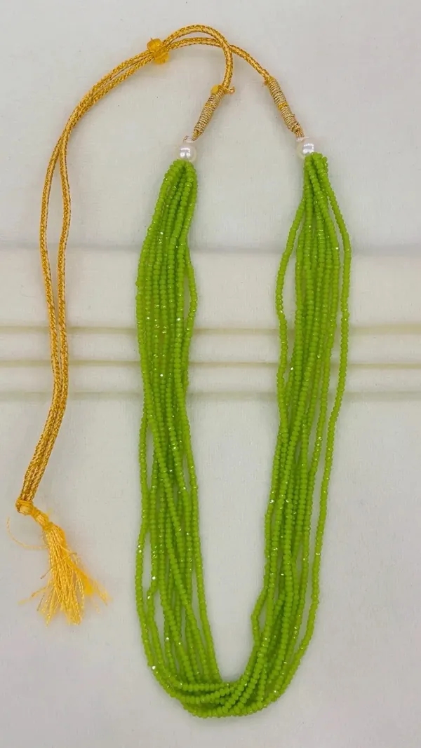 Green_Beaded_Multi-Strand_Necklace_for_Women