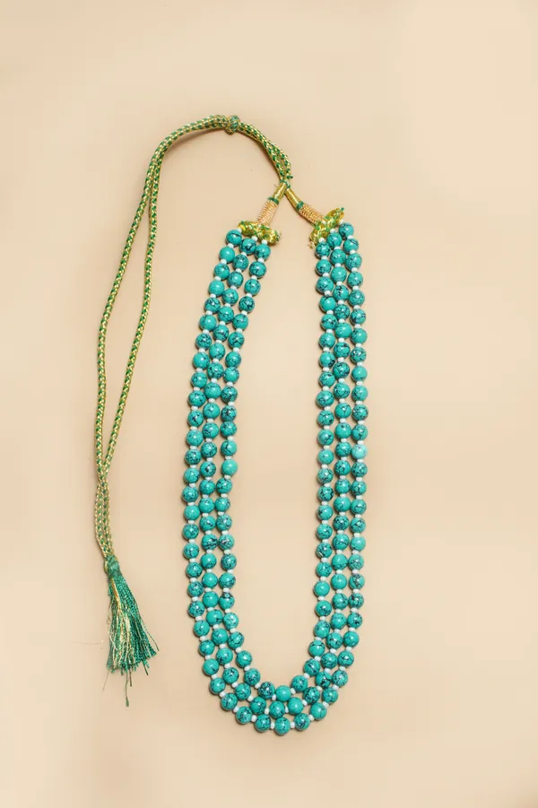 Turquoise_Beaded_Layered_Necklace_For_Women