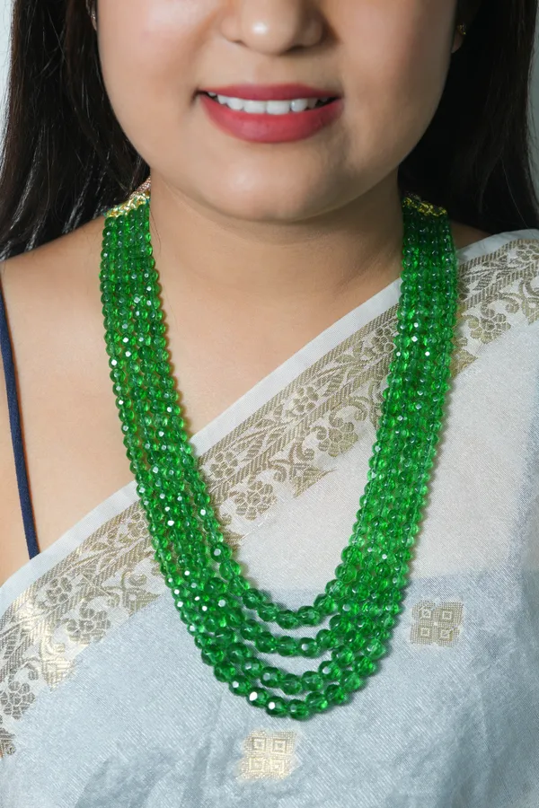 Green_Beaded_Layered_Necklace_for_Women