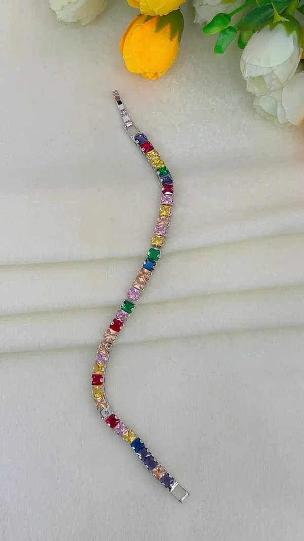 Multicolour_Rectangular_Stone_Bracelet_for_Women