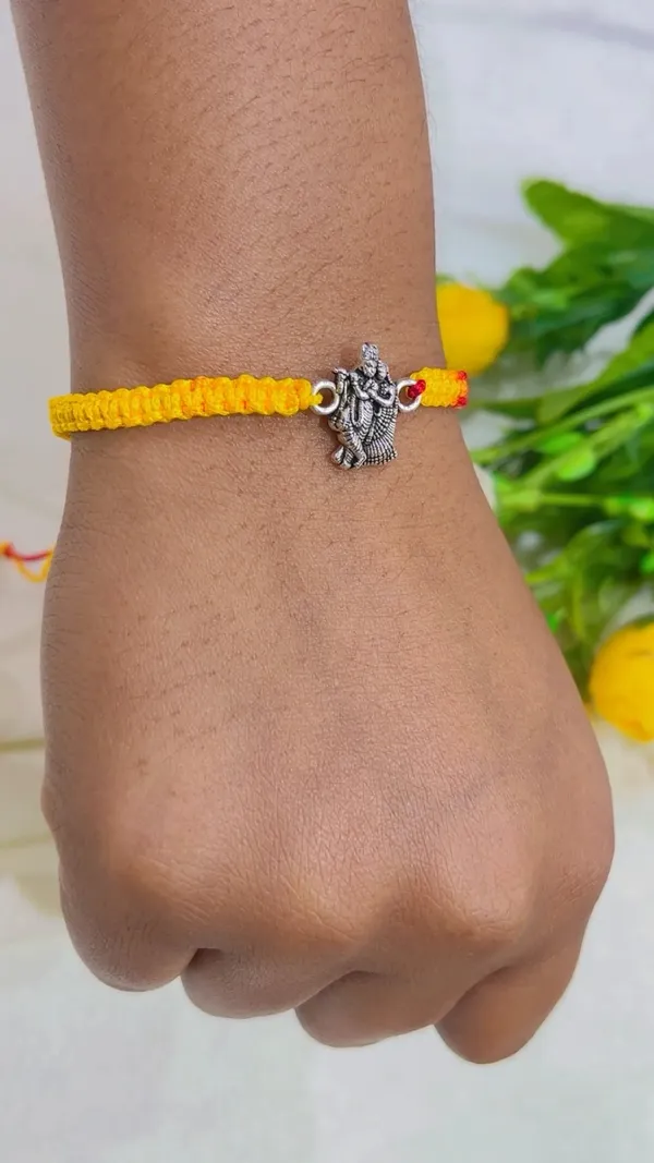 Yellow_Thread_Religious_Charm_Rakhi_for_Brother_-_Pack_of_2