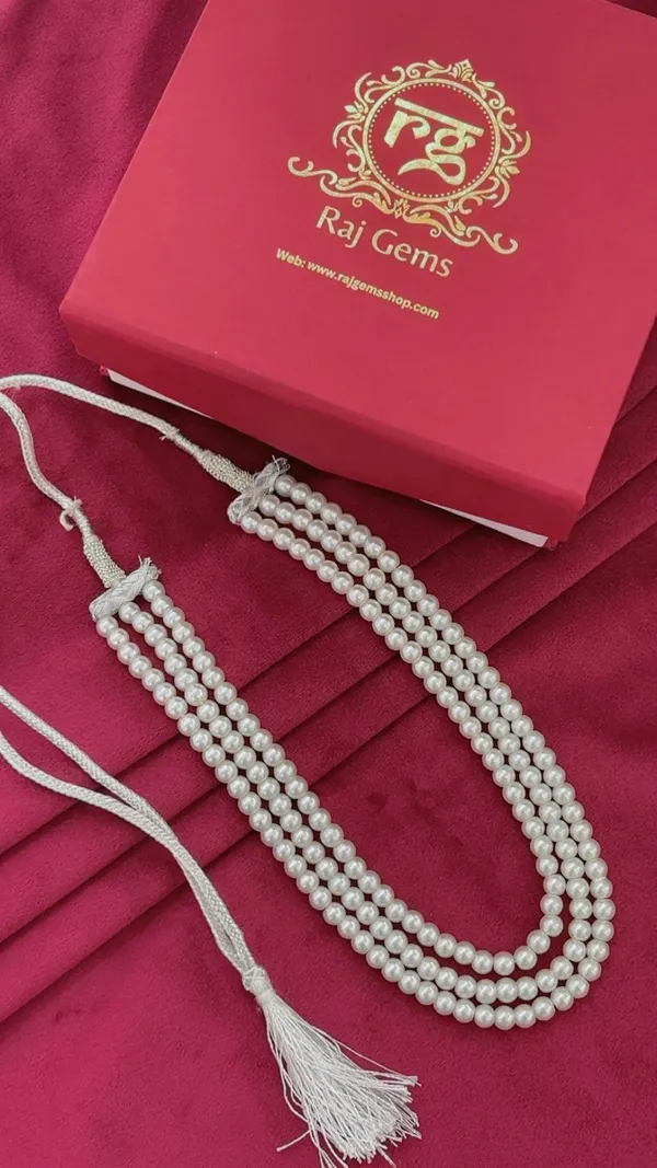 White_Pearl_Multi_Strand_Necklace_for_Women