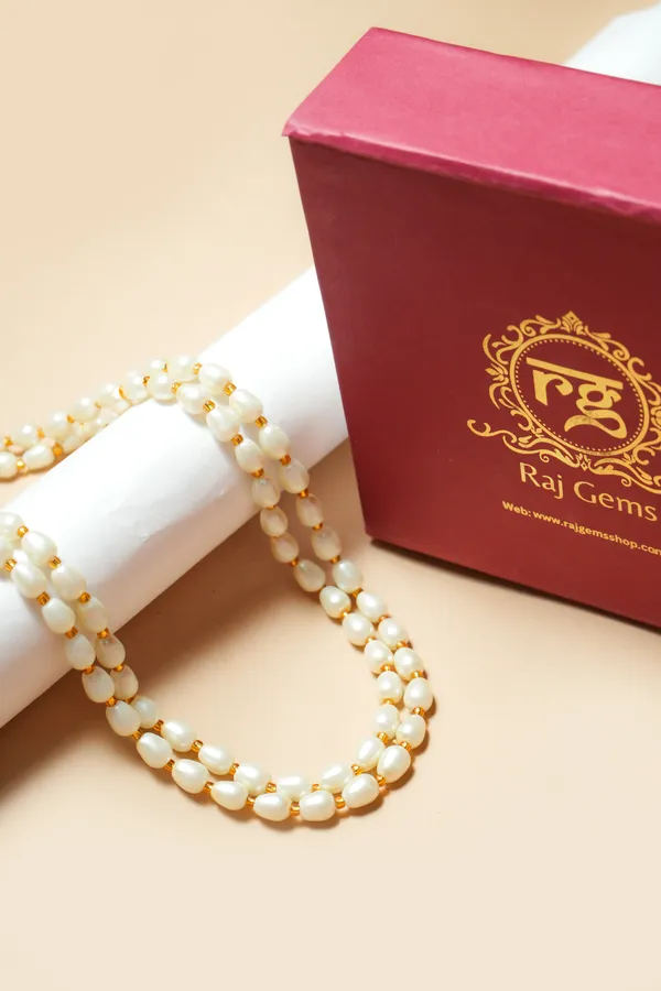White_Pearl_Double_Strand_Necklace_for_Women