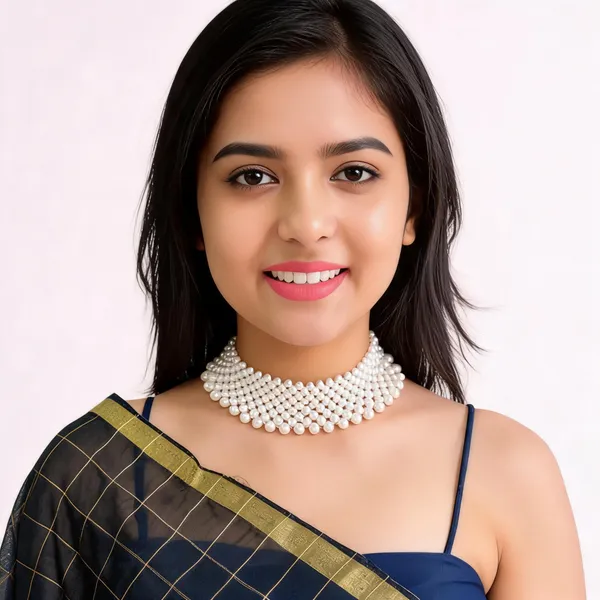 White_Pearl_Multi_Strand_Choker_Necklace_for_Women