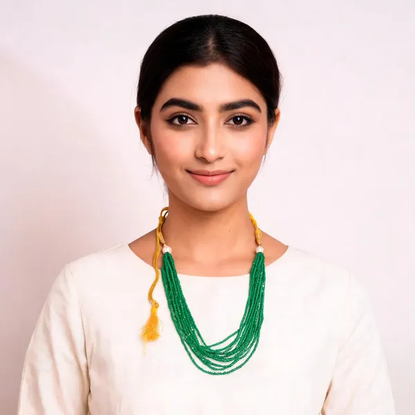 Green_Beaded_Layered_Necklace_for_Women