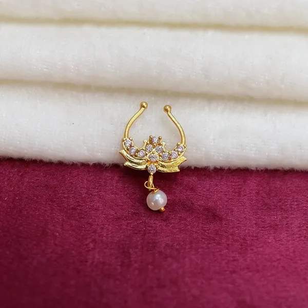 Gold-Tone_Floral_Pearl_Nose_Ring_for_Women_-_Pack_of_2