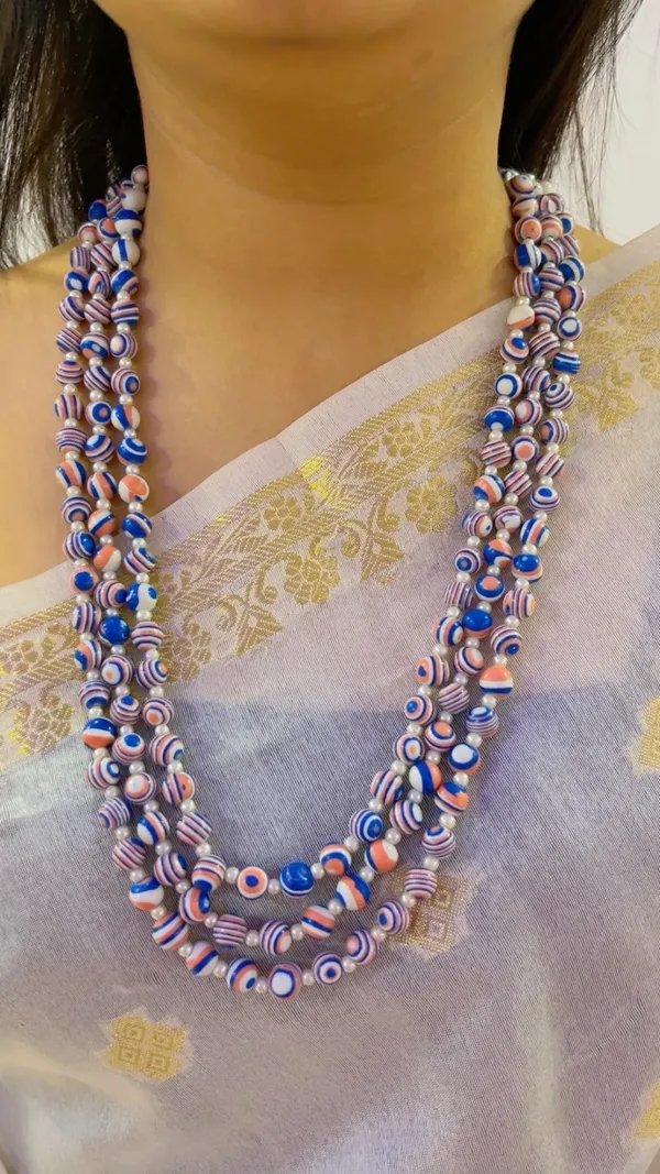 Blue_Beaded_Multistrand_Necklace_for_Women