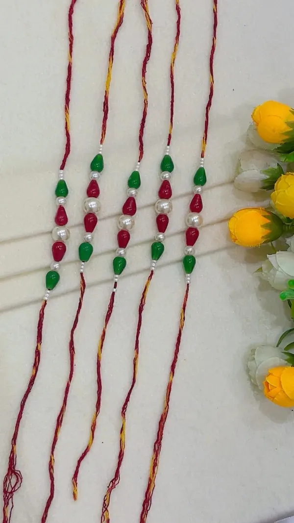 Multicolor_Beaded_Rakhi_Bracelet_for_Brothers