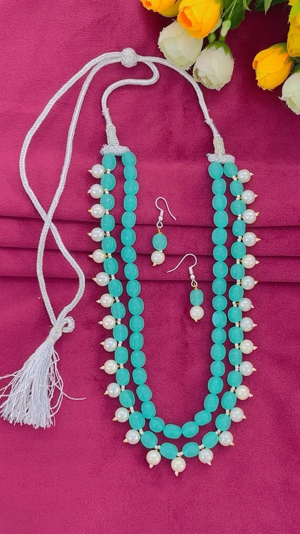 Turquoise_Beaded_Pearl_Necklace_Set_for_Women