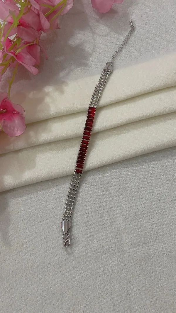 Red_Beaded_Chain_Bracelet_for_Unisex