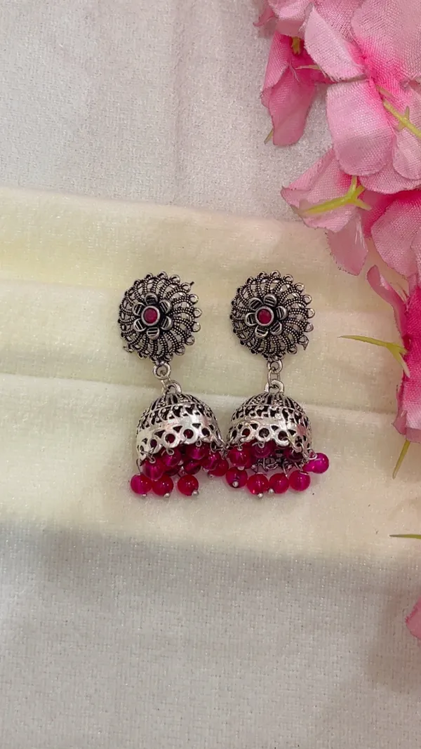 Silver_Oxidised_Jhumka_Earrings_for_Women