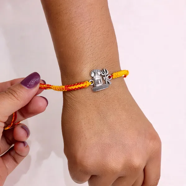 Red_Yellow_Thread_Ganesha_Rakhi_for_Brother