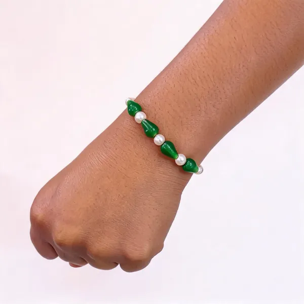 Green_Beaded_Thread_Rakhi_for_Brothers