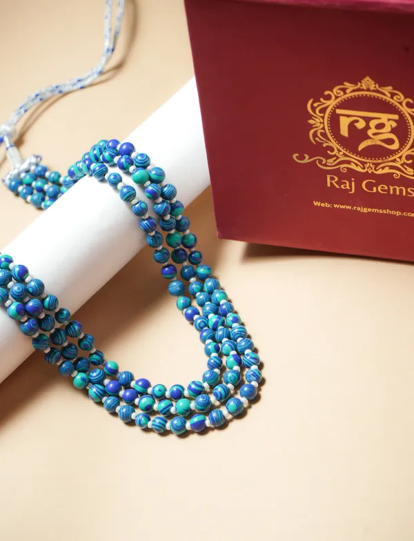 Blue_Beaded_Layered_Necklace_for_Women