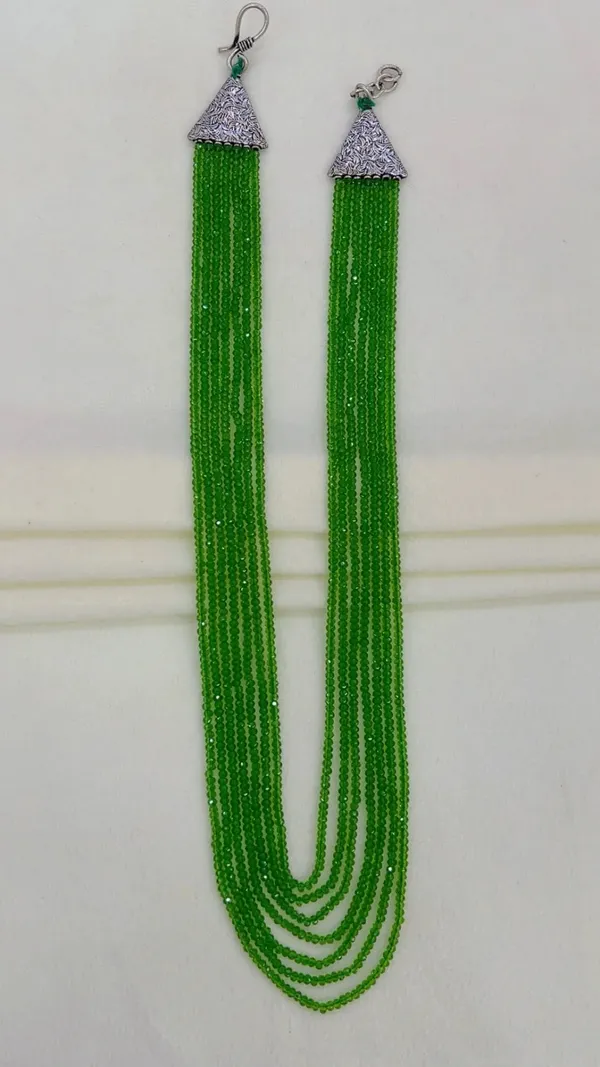 Green_Beaded_Layered_Necklace_for_Women