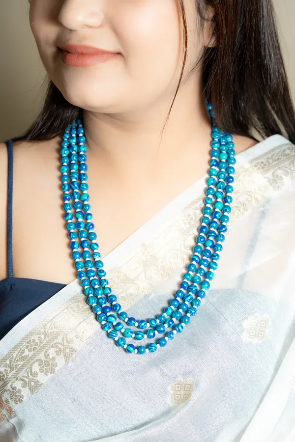 Blue_Beaded_Layered_Necklace_for_Women
