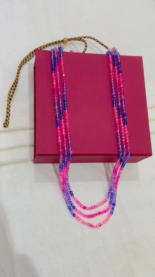 Pink_Purple_Beaded_Layered_Necklace_for_Women