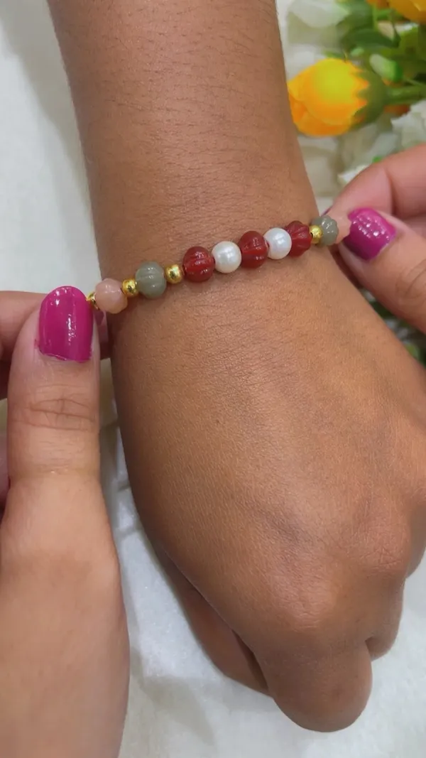 Red_Thread_Beaded_Rakhi_Set_for_Brothers