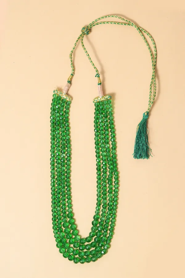 Green_Beaded_Layered_Necklace_for_Women