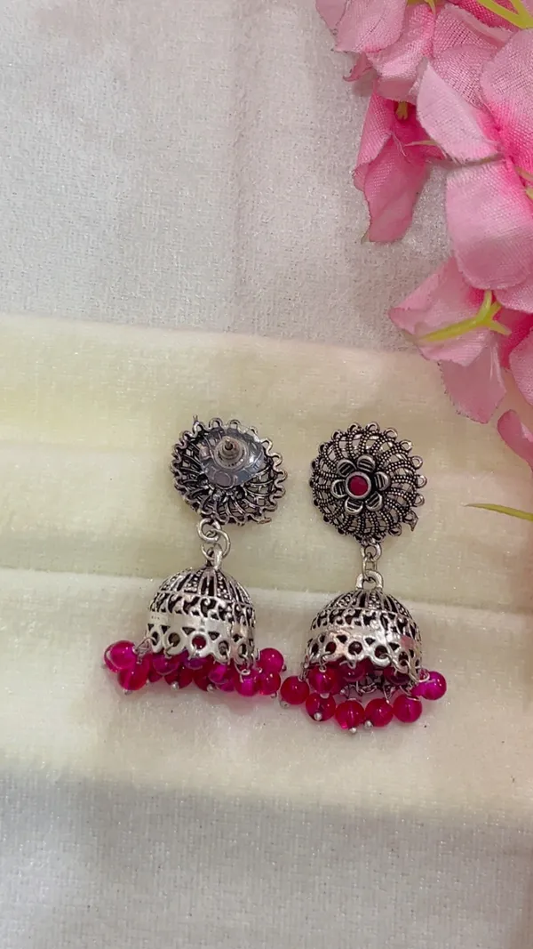 Silver_Oxidised_Jhumka_Earrings_for_Women