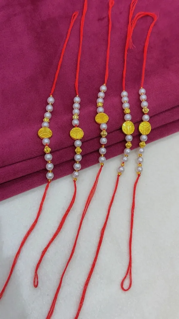Red_Thread_Pearl_Beaded_Rakhi_Set_for_Brother