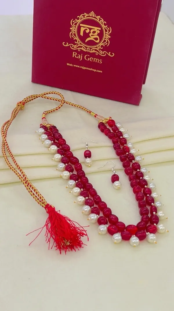 Red_Beaded_Necklace_Set_for_Women