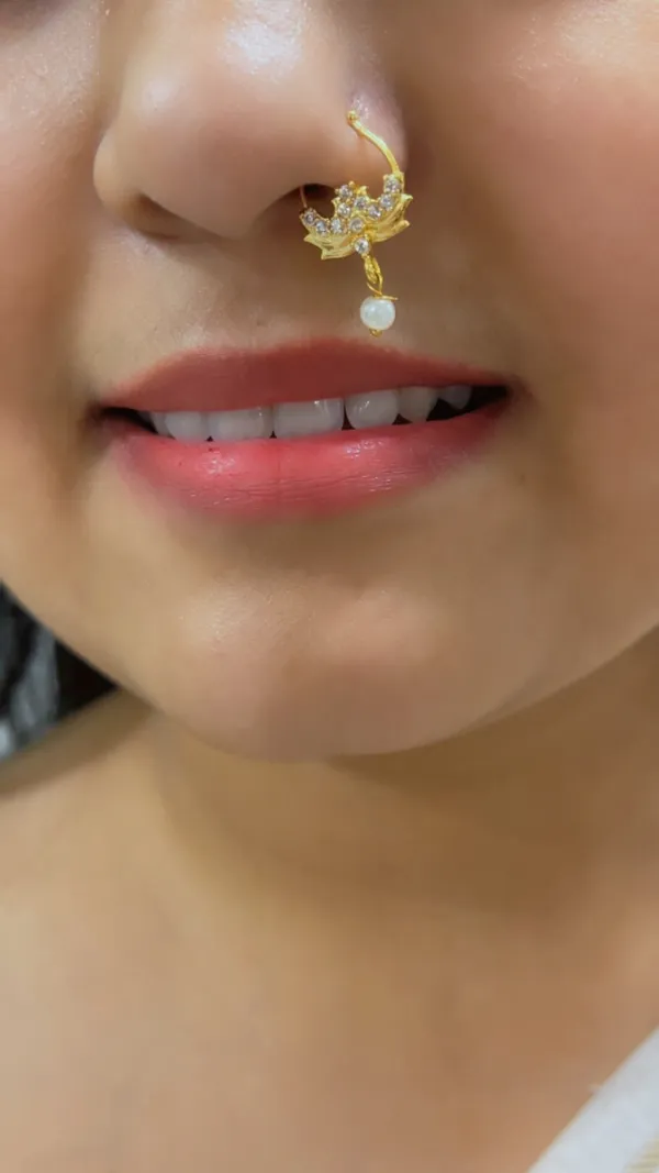 Gold-Tone_Floral_Pearl_Nose_Ring_for_Women_-_Pack_of_2