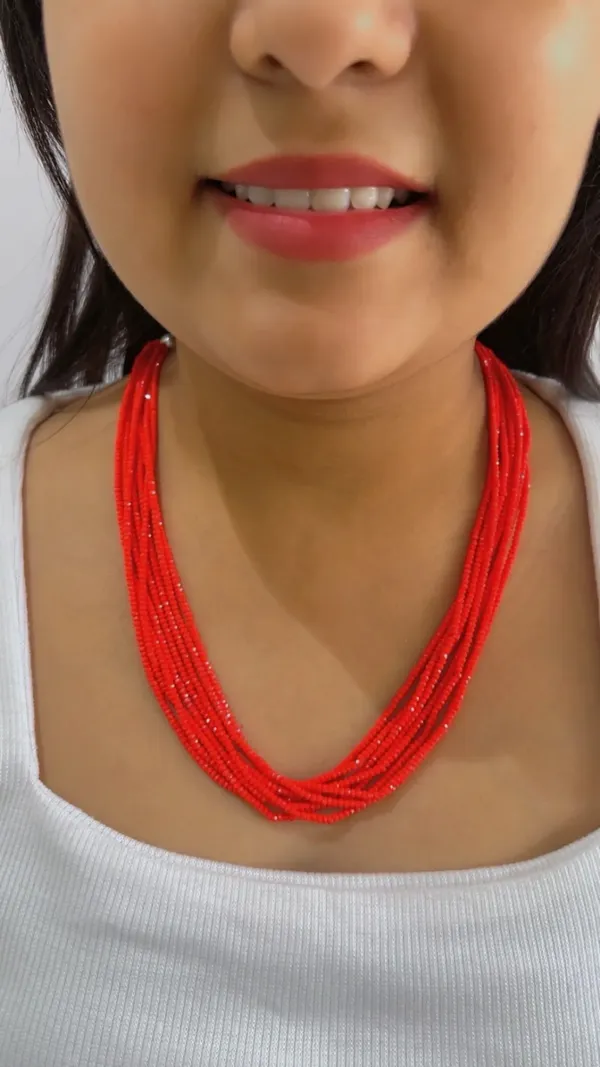 Red_Beaded_Multi-Strand_Necklace_for_Women