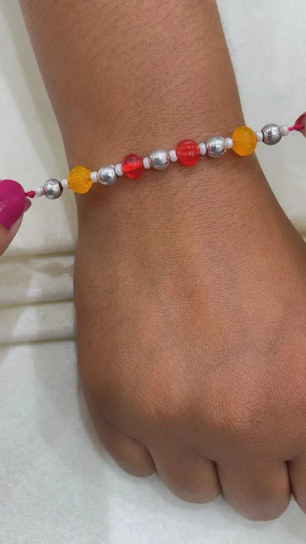 Red_Thread_Beaded_Rakhi_Set_For_Brothers