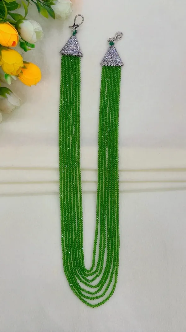 Green_Beaded_Layered_Necklace_for_Women