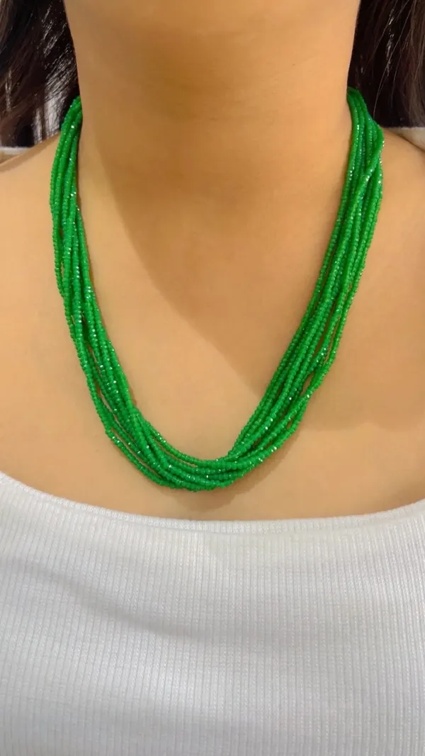 Green_Beaded_Layered_Necklace_for_Women