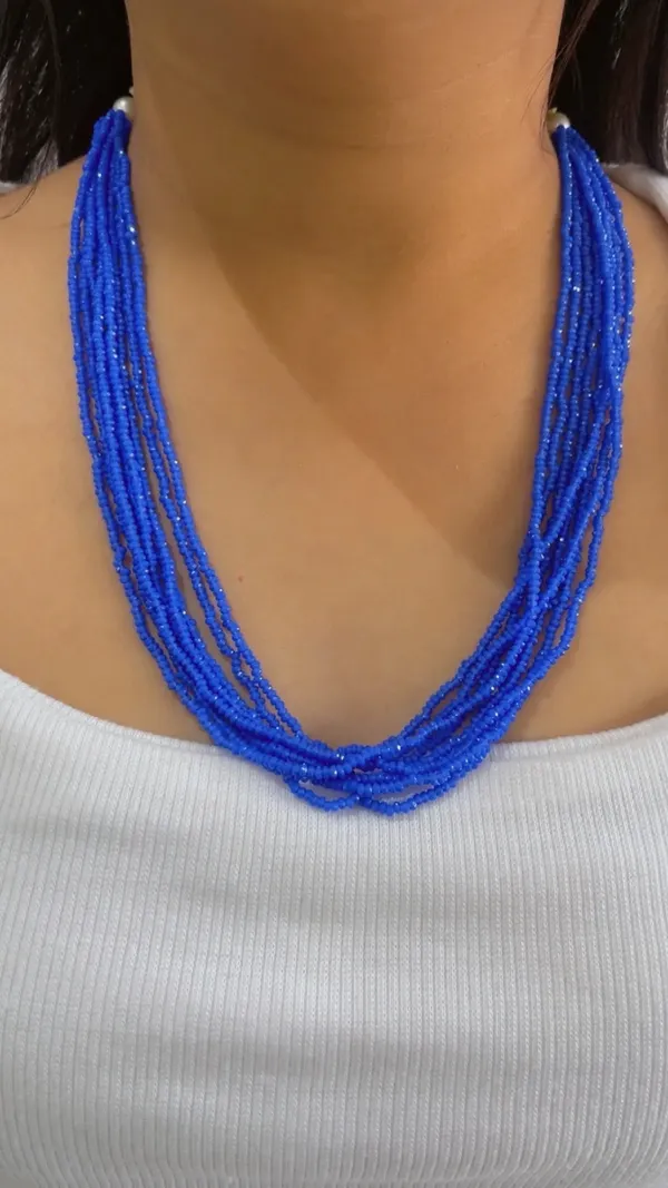 Blue_Beaded_Multi-Strand_Necklace_for_Women