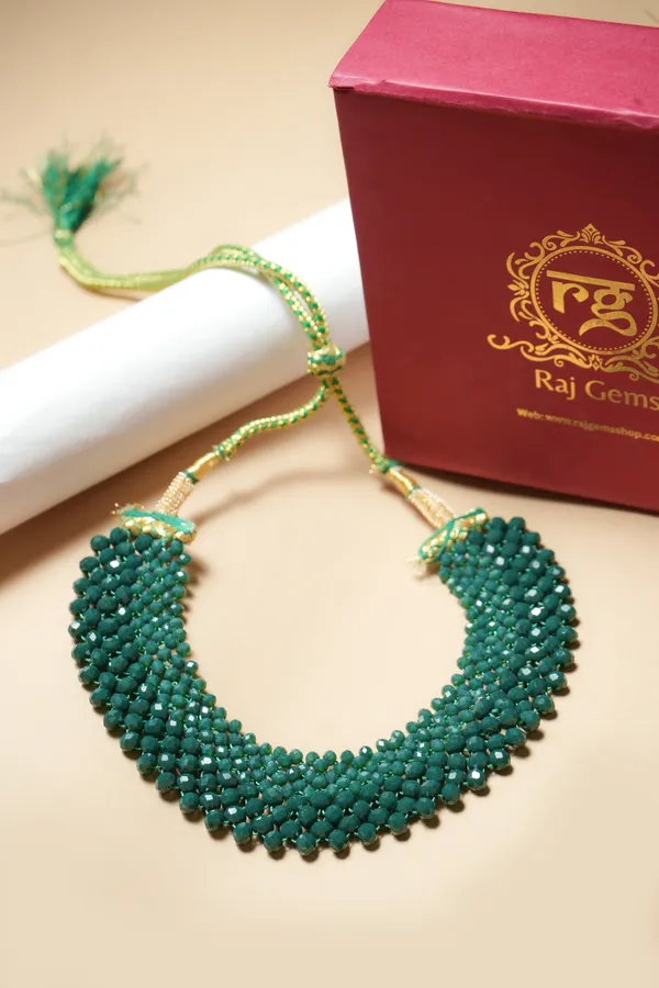 Green_Beaded_Choker_Necklace_for_Women