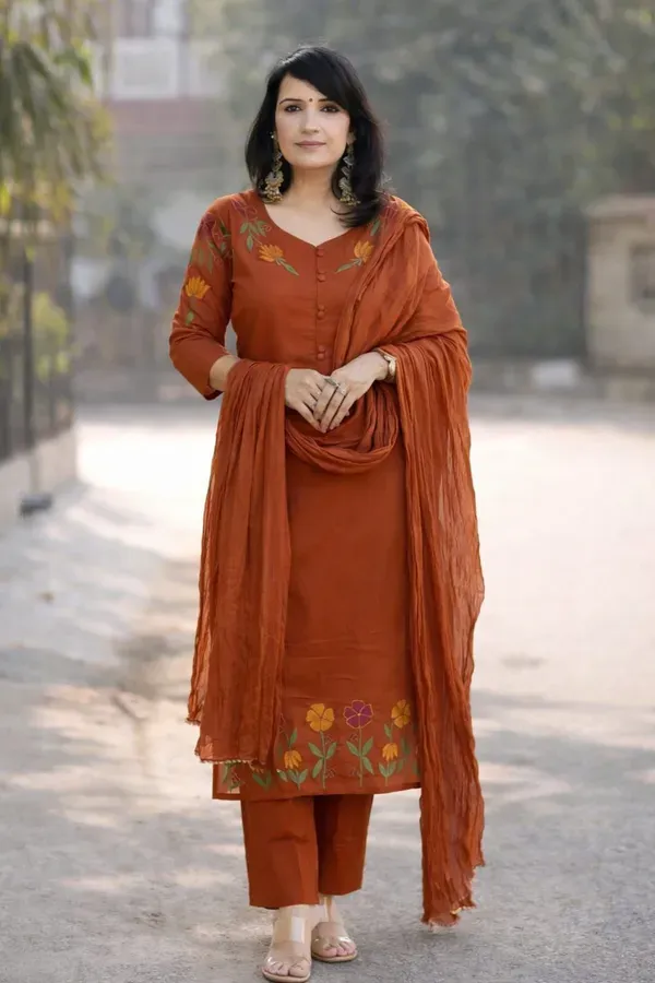 Cotton_Handloom_Kurti_Pant_With_Dupta